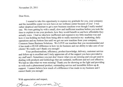 soul shine testimonial letters