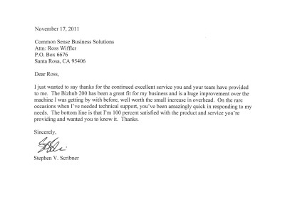 stephen scribner attorney testimonial letter